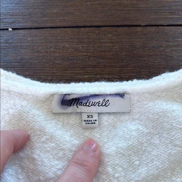 Madewell Wedged V-Neck Sweater Size XS - Picture 5 of 15